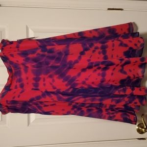 Tease Tie Dye Chiffon Skirt